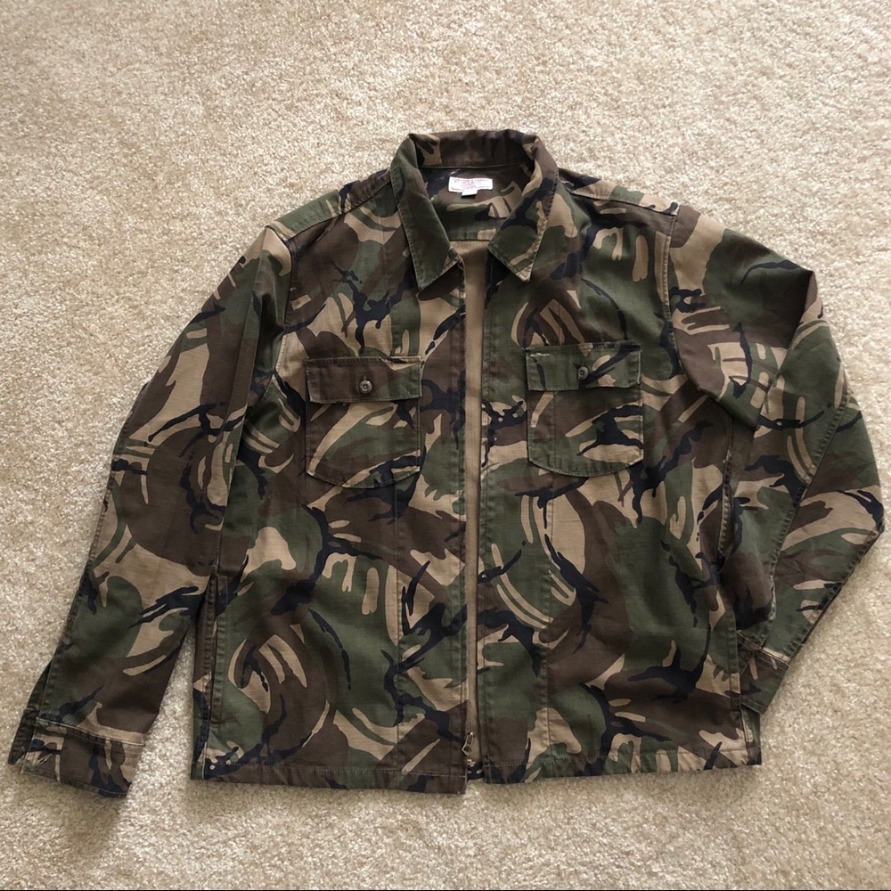 J Crew unisex Camouflage jacket L